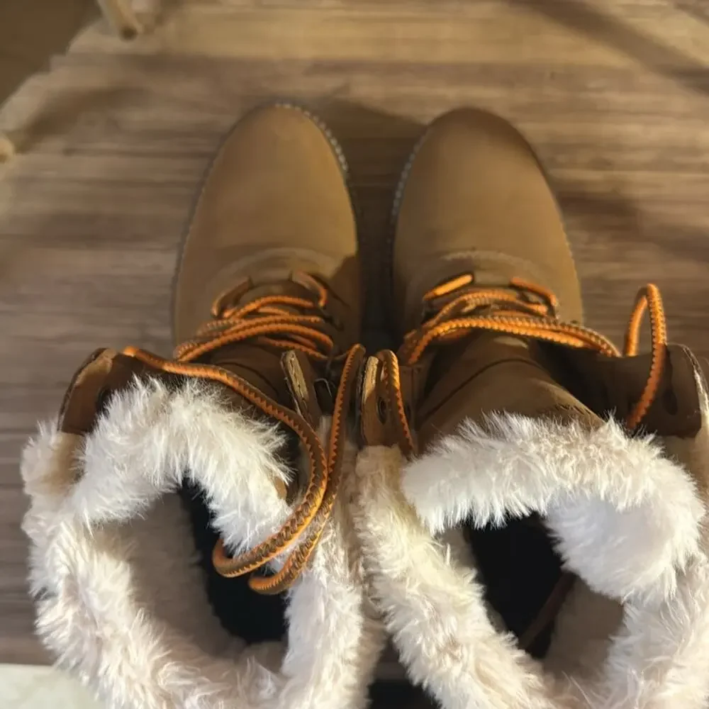NEW Timberland Valley Brown Leather Boots Women's Size 9